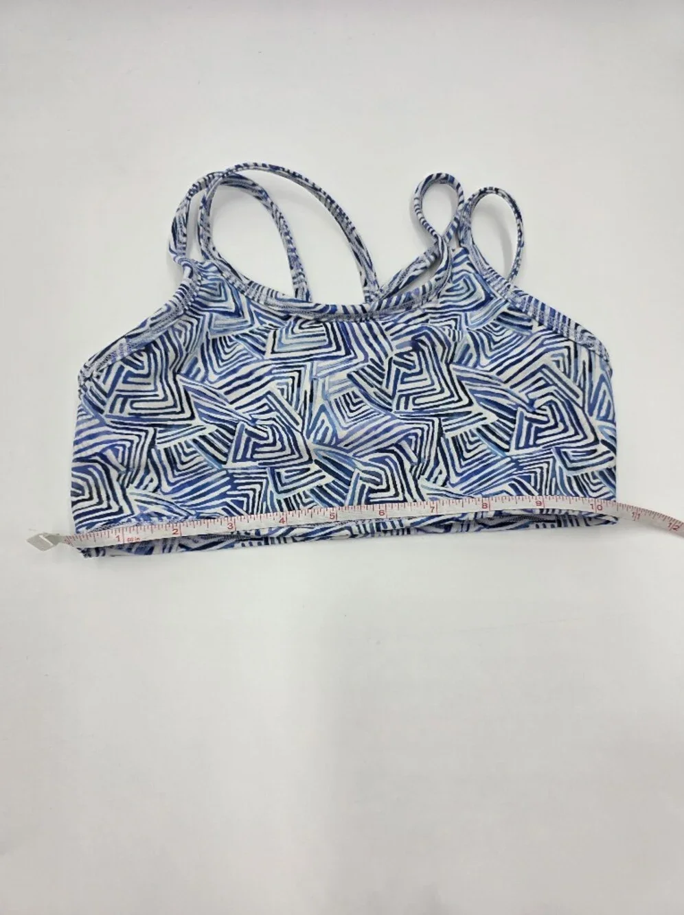 Athleta Girl Palm Oasis print reversible bikini top and bottoms size S